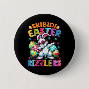 Funny Oaster Shirt - Skibidi Osterfest Bunny Gen A Button