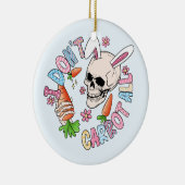 Funny Oaster Skull Keramik Ornament (Rechts)
