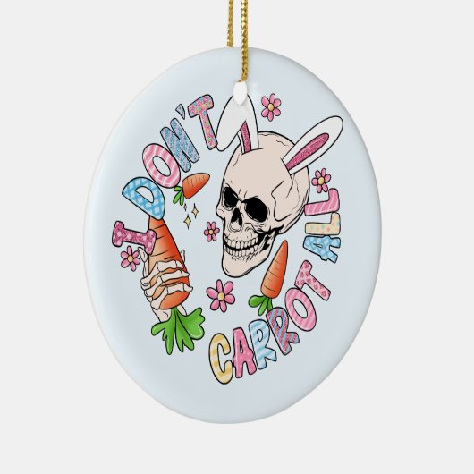 Funny Oaster Skull Keramik Ornament (Rechts)