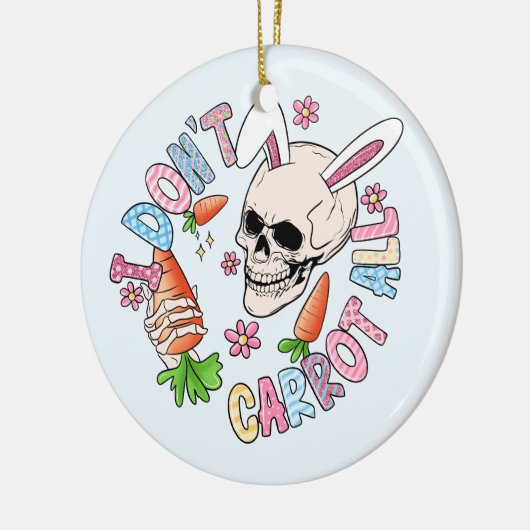 Funny Oaster Skull Keramik Ornament (Links)