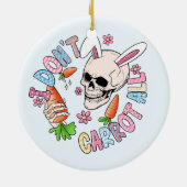 Funny Oaster Skull Keramik Ornament (Hinten)