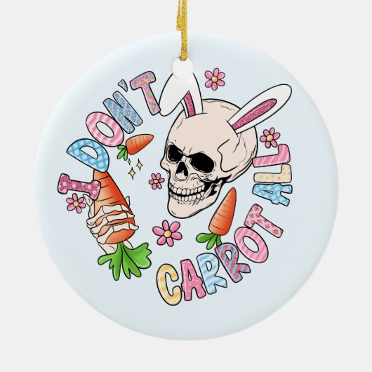 Funny Oaster Skull Keramik Ornament (Hinten)