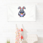 Funny Oaster Taube Lover Eggs Bunny Rabbit Bu Banner (Insitu)