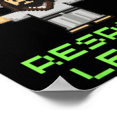 Funny Oaster Video Game Jesus - Respawn Legend - V Poster (Ecke)