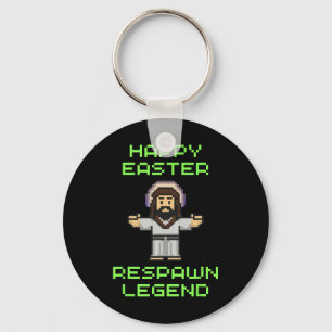 Funny Oaster Video Game Jesus - Respawn Legend - V Schlüsselanhänger