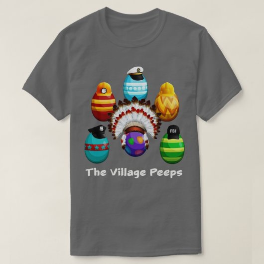 Funny Oaster Village Pieps Niedlich Chick Bunny T-Shirt (Design vorne)