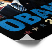 Funny Obama 2028 Flag Poster (Ecke)