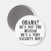 Funny Obama Magnet (Vorderseite/Rückseite)