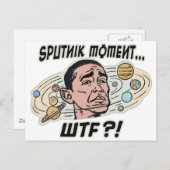 Funny Obama Sputnik Moment Postkarte (Vorne/Hinten)