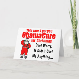 Funny ObamaCare Weihnachten Gruß
