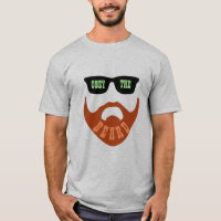 Funny Obey the Beard (Red Beard Green Eyes)
