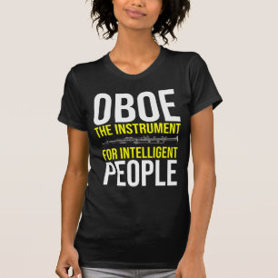 Funny Oboe Player Intelligent Musician Spaß T-Shirt