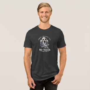 Funny Obsessinsgesegnet Ghost Tri-Blend Shirt