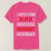 Funny Obsessive 01 Papierfass T-Shirt (Design vorne)