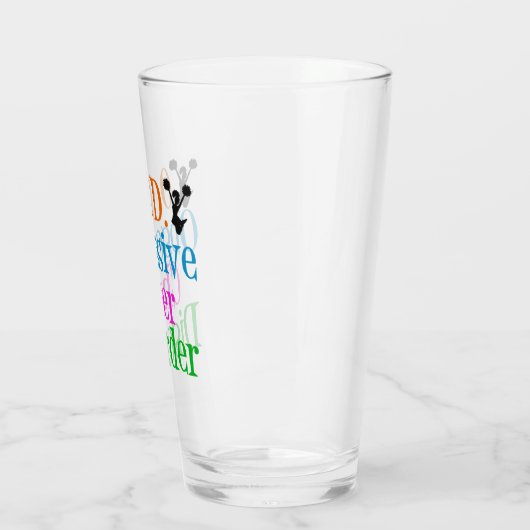 Funny Obsessive Cheer Disease Glas (Links)