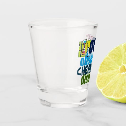 Funny Obsessive Chemistry Disease Schnapsglas (Links)