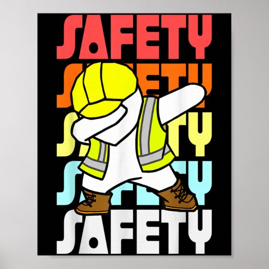 Funny Occupation Health Safety Officer Manager S Poster (Vorne)