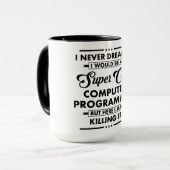 Funny Occupation/Profession Super Cool Programmer Tasse (Vorderseite Links)