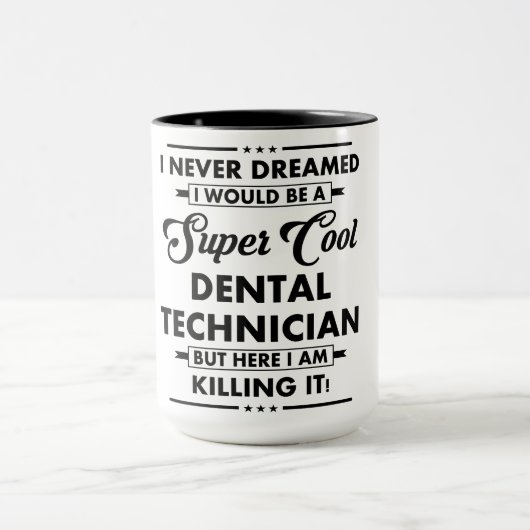 Funny Occupation/Profession Super Cool Technician Tasse (Zentrum)