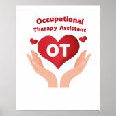 Funny Occupational Therapy Assistant Gift Poster (Vorne)