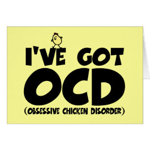 Funny OCD Huhn