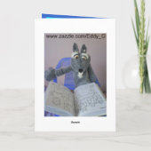 Funny Octopus Geburtstag Karte (Rückseite)