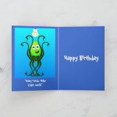 Funny Octopus Geburtstag Karte (Innenseite)