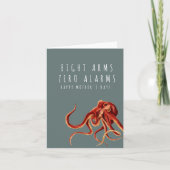 Funny Octopus Pun Mother's Day Karte (Vorderseite)