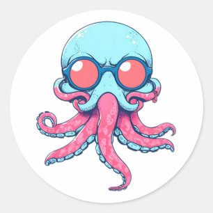Funny octopus Sticker