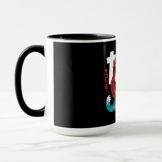 Funny Octopus Sushi Koch Design Tasse (Links)