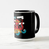 Funny Octopus Sushi Koch Design Tasse (VorderseiteRechts)
