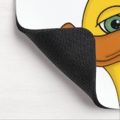 Funny Odd Duck Cartoon Mousepad (Ecke)
