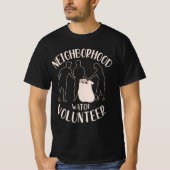 Funny oder Serious Neighbhood Watch Volunteer Coor T-Shirt (Vorderseite)