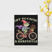 Funny Off To Cause A Kerfuffle Whimsical Wizard Fr Karte (Gelbe Blume)