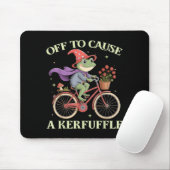 Funny Off To Cause A Kerfuffle Whimsical Wizard Fr Mousepad (Mit Mouse)