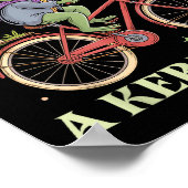 Funny Off To Cause A Kerfuffle Whimsical Wizard Fr Poster (Ecke)