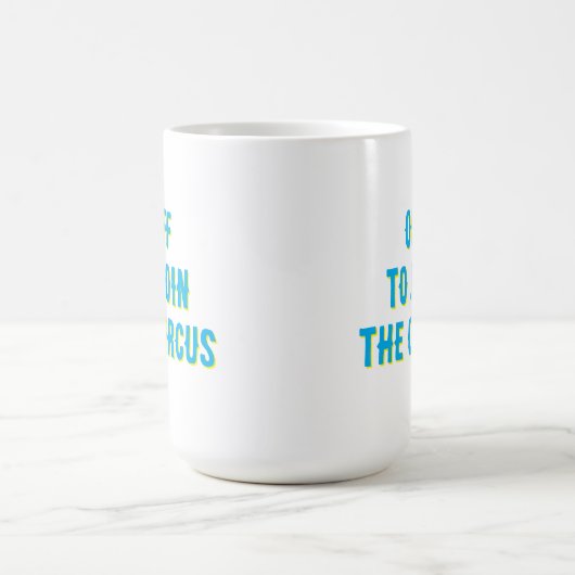 Funny "off to connect" Quote Kaffeetasse (Mittel)