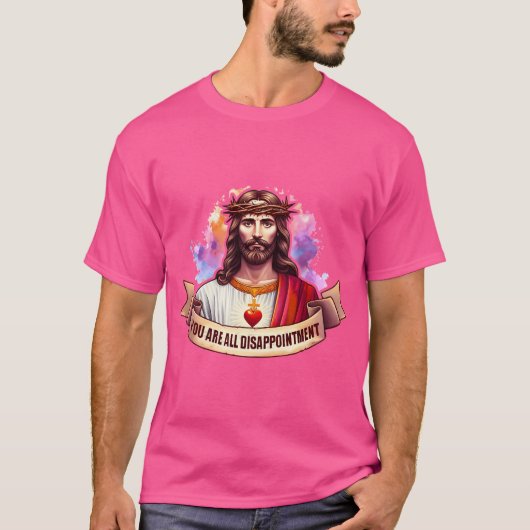 Funny Offensive Jesus T-Shirt (Vorderseite)