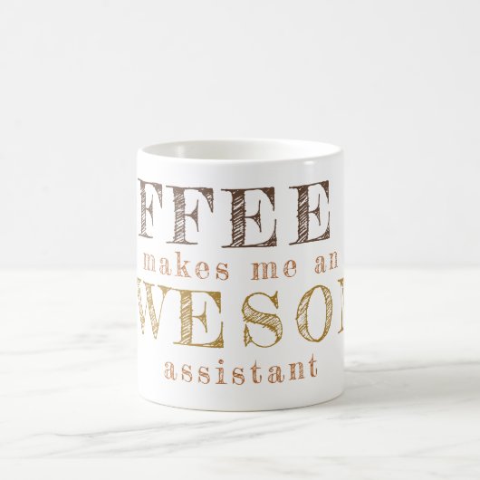 Funny Office Arbeit Custom Typografy Zitat Geschen Kaffeetasse (Mittel)