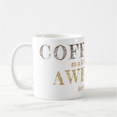 Funny Office Arbeit Custom Typografy Zitat Geschen Kaffeetasse (Links)