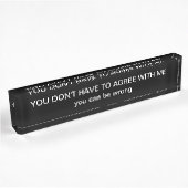 Funny Office Attitude Namensplakette