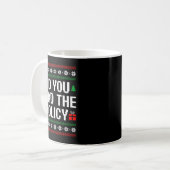Funny Office Christmas Squad Did You Read The Licy Kaffeetasse (Vorderseite Links)