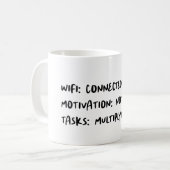 Funny Office Coffee Tasse Trendy Geschenk für Arbe (Vorderseite Links)