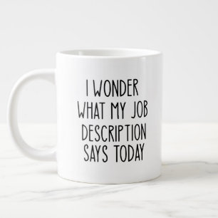 Funny Office Coworker Funny Gift Jumbo-Tasse