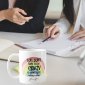 Funny Office Crazy Workplace Personalisiert Kaffeetasse