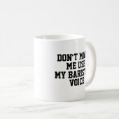 Funny Office Custom Personalize Job Title Barister Kaffeetasse (VorderseiteRechts)