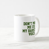 Funny Office Custom Personalize Job Title Barister Kaffeetasse (VorderseiteRechts)