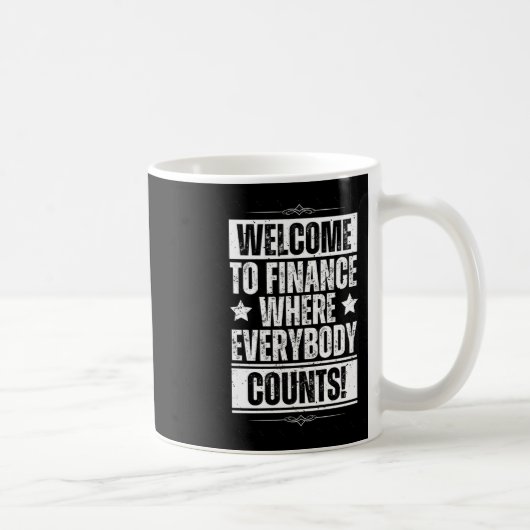 Funny Office Finance Sticker1 Kaffeetasse (Rechts)