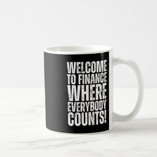 Funny Office Finance Sticker3 Kaffeetasse (Rechts)