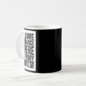 Funny Office Finance Sticker Kaffeetasse (Vorderseite Links)